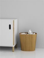 Billede af Normann Copenhagen Tales of Wood Papirkurv 34x35,5 cm - Lakeret Eg 