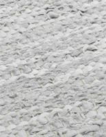 Billede af Rug Solid Leather Rug 60x90 cm - Limestone OUTLET