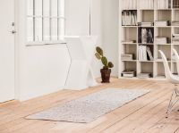 Billede af Rug Solid Leather Rug 60x90 cm - Limestone OUTLET