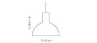 Billede af Secto Design Victo 4251 Pendel Ø: 45 cm - Valnød