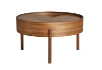 Billede af Woud Arc Coffee Table Ø: 66 cm - Walnut