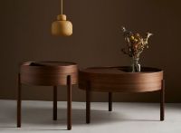 Billede af Woud Arc Coffee Table Ø: 66 cm - Walnut