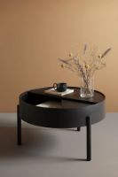 Billede af Woud Arc Coffee Table Ø: 66 cm - Black Painted Ash