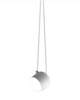Billede af FLOS Aim Small Pendant Ø: 17 cm - White
