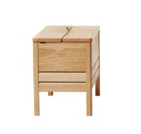 Billede af Form & Refine A Line Storage Bench 68 B: 68 cm - Oiled Oak