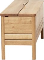 Billede af Form & Refine A Line Storage Bench 111 B: 111 cm - White Oiled Oak