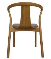 Billede af Farstrup 2550 Stag-W Spisebordstol Polstret SH: 45 cm - Natur Eg / 4102