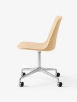 Billede af &Tradition HW21 Rely Chair SH: 46 cm - Beige Sand/Polished Aluminium Base 