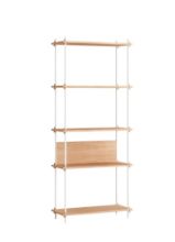 Billede af Moebe Shelving System 200x85 cm - Oak/White