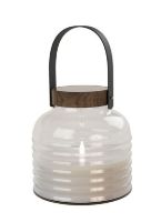 Billede af Sirius Aston Solar Krukke Lanterne H: 20 cm - Sort/Brun 