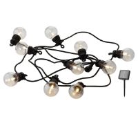 Billede af Sirius Lucas Solar Start Sæt 10 LED Pærer - Klar/Sort 