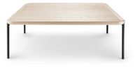 Billede af Please Wait To Be Seated Savoye Sofabord L: 100 x H: 35 cm - Hvid Olieret Eg