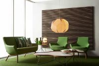 Billede af Swedese Flower Sofabord 90x84x39 cm - Valnød/Hvid Laminat/Krom