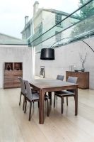 Billede af Skovby SM923 Vitrineskab 98 x 136 cm - Hvidolieret Eg