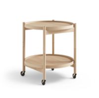 Billede af Brdr. Krüger Bølling Bakkebord m. 2 bakker Ø: 50 cm - Olieret Bøg/Finér