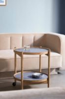 Billede af Brdr. Krüger Bølling Bakkebord m. 2 bakker Ø: 50 cm - Olieret Eg/Water 