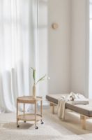 Billede af Brdr. Krüger Bølling Bakkebord m. 2 bakker Ø: 50 cm - Røget Eg Olieret/Beige og Brun