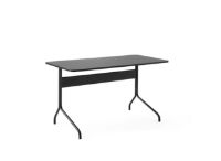 Billede af &Tradition Pavilion Desk AV16 130x65 cm - Linoleum Black 4023/Black Oak/Black Legs