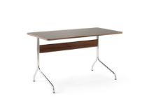 Billede af &Tradition Pavilion Desk AV16 130x65 cm - Linoleum Iron 4178 / Walnut 