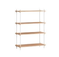 Billede af Moebe Shelving System Medium 115x85 cm - Oak/White