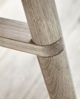 Billede af Haslev Opus Rundt Sofabord Ø: 90 cm - Hvidolieret Eg 