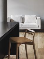 Billede af Vipp 484 Cabin Counter Stool SH: 67 cm - Light Oak/Sand Leather