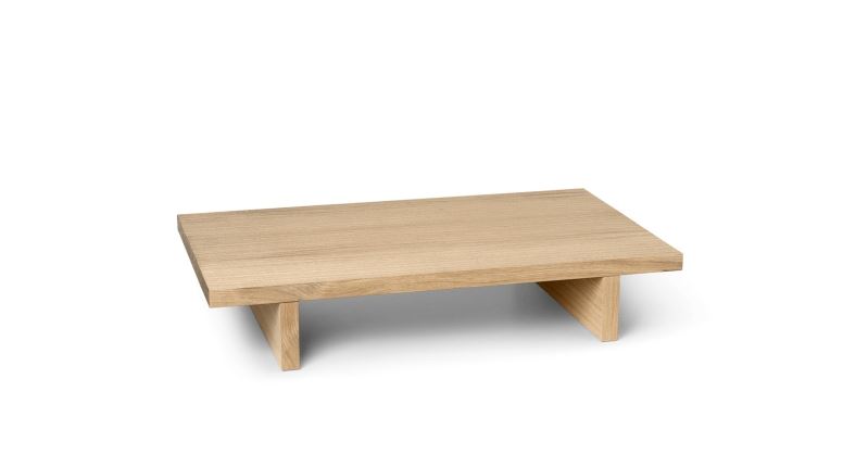 Billede af Ferm Living Kona Low Table 78x47,5cm - Natural Oak Veneer