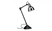 Billede af DCW Editions Lampe Gras N205 Bordlampe Rund H: 59cm - Sort/Krom