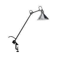 Billede af DCW Editions Lampe Gras N201 Bordlampe m. Klemme Konisk H: 59cm - Sort/Krom