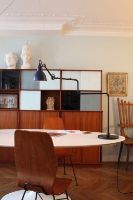 Billede af DCW Editions Lampe Gras N317 Bordlampe Rund H: 65cm - Sort/Blå