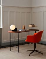 Billede af &Tradition HW46 Rely Chair Swivel Base H: 45,5 cm - Vidar 542 / Bronzed Base