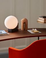 Billede af &Tradition HW46 Rely Chair Swivel Base H: 45,5 cm - Vidar 542 / Bronzed Base