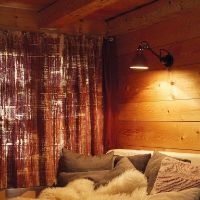 Billede af DCW Editions Lampe Gras N304 Væglampe Rund H: 14cm - Sort/Rød