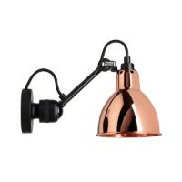 Billede af DCW Editions Lampe Gras N304 Væglampe Rund H: 14cm - Sort/Kobber