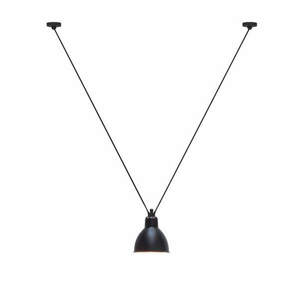 Billede af DCW Editions Lampe Gras N323 L Pendel Rund Les Acrobates De Gras H: 300cm - Sort/Sort