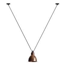 Billede af DCW Editions Lampe Gras N323 L Pendel Rund Les Acrobates De Gras H: 300cm - Sort/Rå Kobber