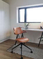 Billede af Vermund VL119 Kontorstol SH: 46-54,5 cm - Savanne Cognac Læder / Sort