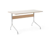 Billede af &Tradition Pavilion Desk AV16 Skrivebord B: 130 cm - Linoleum Mushroom 4176 / Lacquered Oak