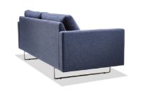 Billede af Søren Lund SL 429 2 Pers. Sofa L: 175 cm - Main Line Flax Blå/K 16 Sokkel Rustfrit Stål