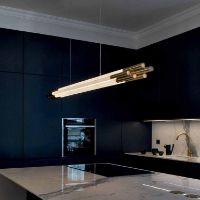 Billede af DCW Editions Mantis ORG 1300 Horisontal Pendel L: 130 cm - Guld