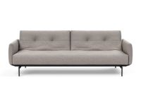 Billede af Innovation Living Black Label ILB 201 Sovesofa m. Armlæn L: 226 cm - Corocco Warm Grey/Sort