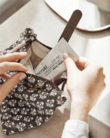 Billede af Meraki Lutea Makeuppung 21x15 cm - Råhvid / Grå OUTLET