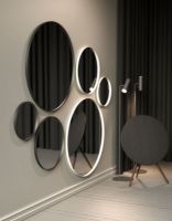 Billede af FROST UNU Spejl 4130 Ø: 60 cm - Sort