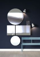 Billede af FROST UNU Spejl 4128 med hylderamme 60x90cm - Hvid

