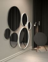 Billede af FROST UNU Spejl 4131 Ø: 100 cm - Hvid