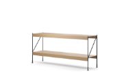 Billede af Audo Copenhagen Zet Storage System H: 70 cm - Black/Natural Oak  