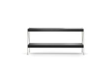 Billede af Audo Copenhagen Zet Storage System H: 70 cm - Ivory/Black Oak  