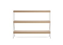 Billede af Audo Copenhagen Zet Storage System H: 114 cm - Ivory/Natural Oak 