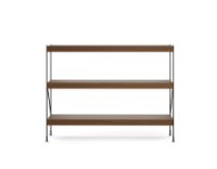 Billede af Audo Copenhagen Zet Storage System H: 114 cm - Black/Dark Stained Oak  