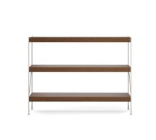 Billede af Audo Copenhagen Zet Storage System H: 114 cm - Ivory/Dark Stained Oak